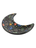Something Different Midnight Bloom crescent moon trinket dish, imported from the UK