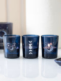 Something Different blue moon votive candle holders set (British brand)