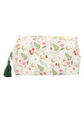 Something Different taupe fairy folklore print makeup bag (British brand)