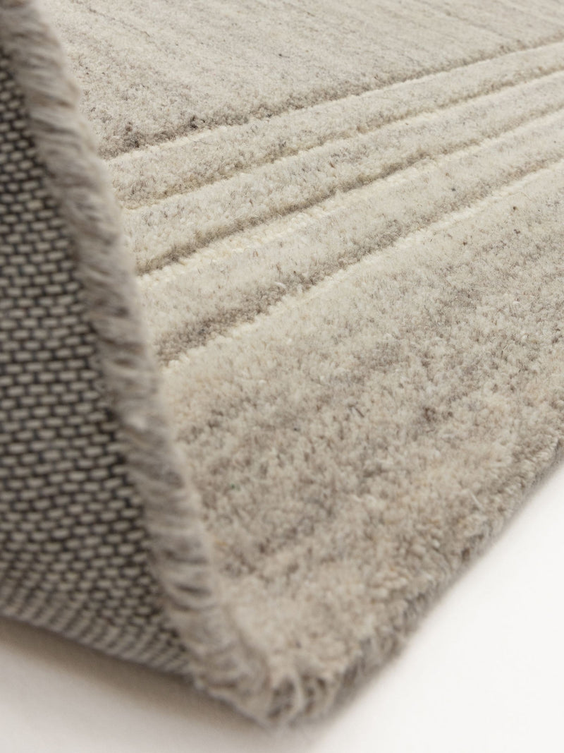 Asiatic Rugs grey Orlo wool rug (British brand)