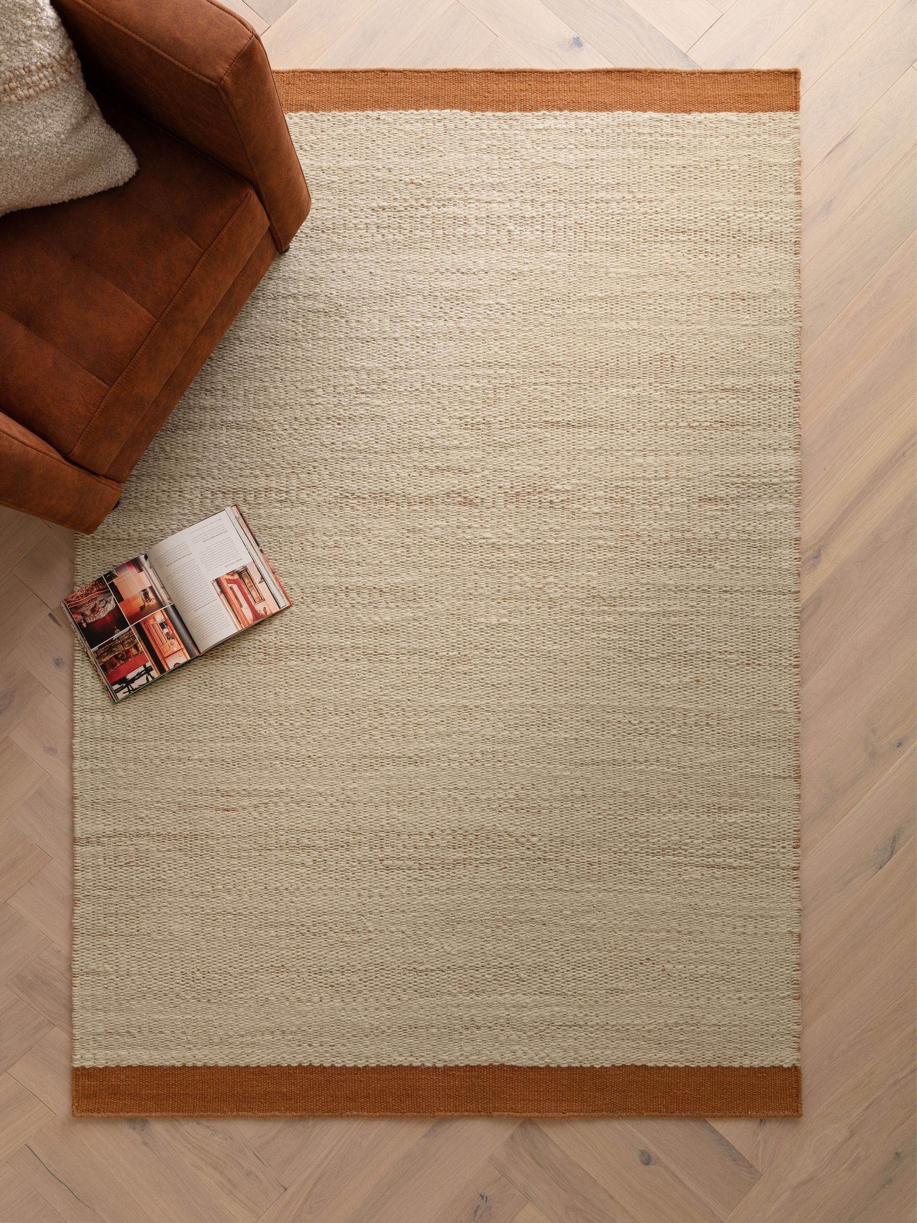 Asiatic Rugs Rust Lima Wool Rug