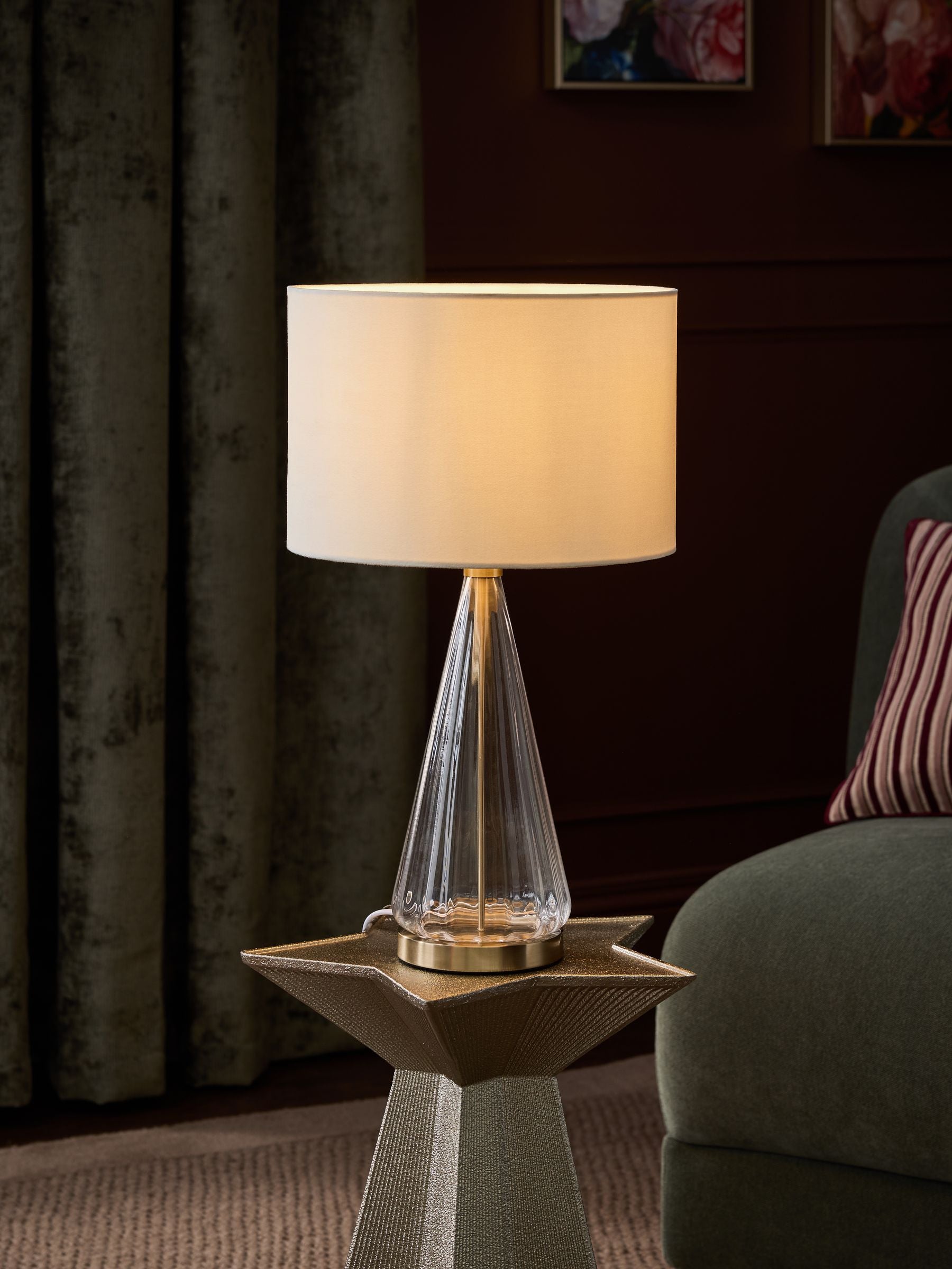 Clear Rimini Table Lamp