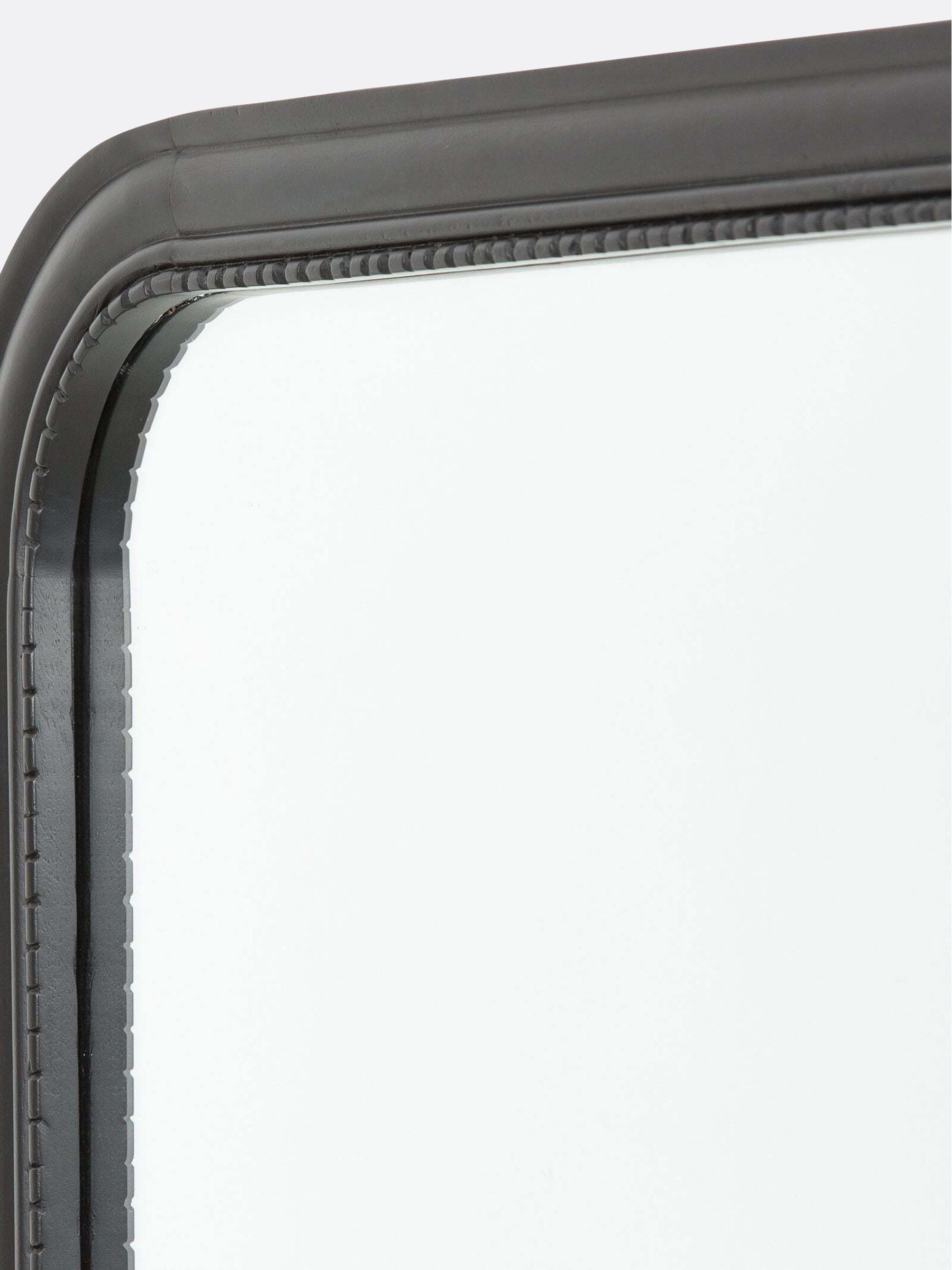 La Redoute Intérieurs black Afsan mirror 90x120cm, imported from the UK