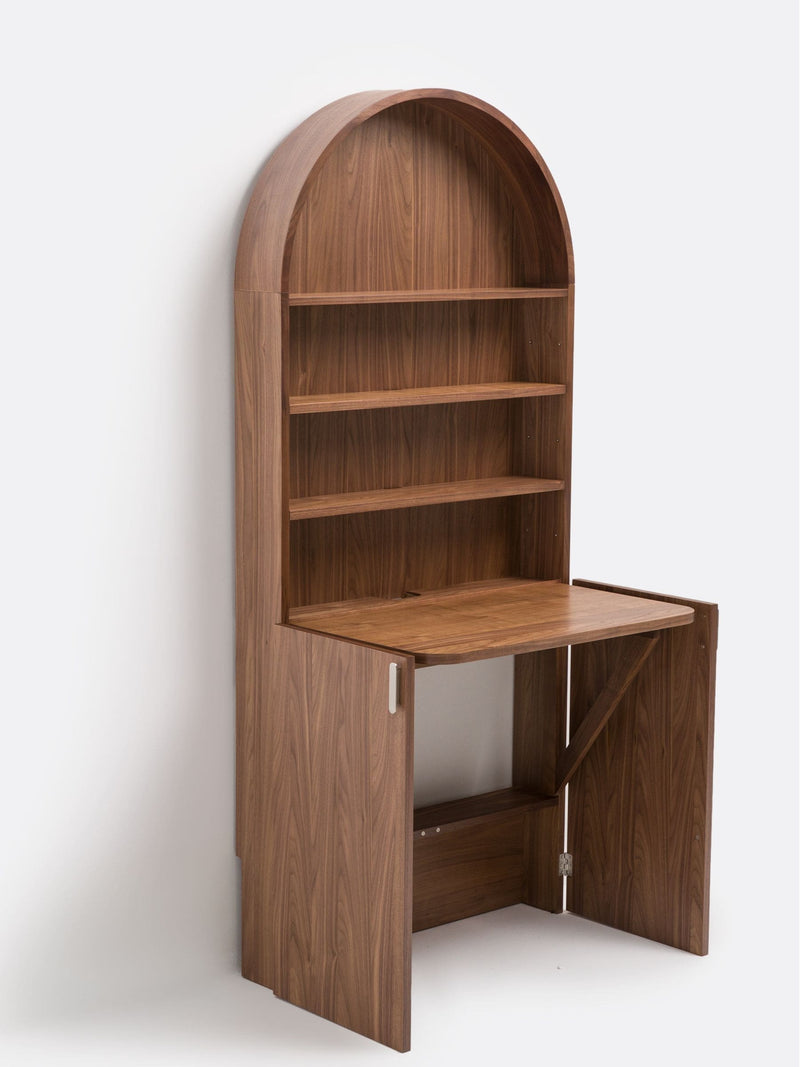 La Redoute Intérieurs Marcela bookcase with hideaway desk, UK version