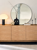 La Redoute Intérieurs Iodus Round Metal Mirror, 90cm Diameter