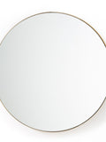 La Redoute Intérieurs Brass Iodus metal mirror 90cm, imported from the UK