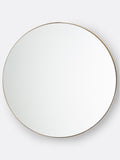La Redoute Intérieurs Brass Iodus metal mirror 90cm, imported from the UK