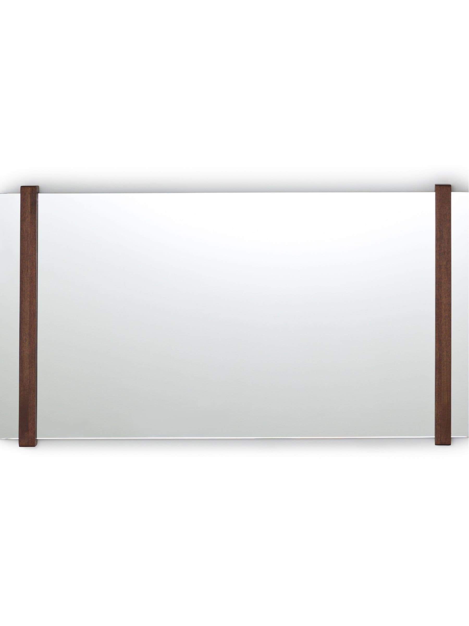La Redoute Intérieurs walnut Nemma mirror 120x64cm (British brand)