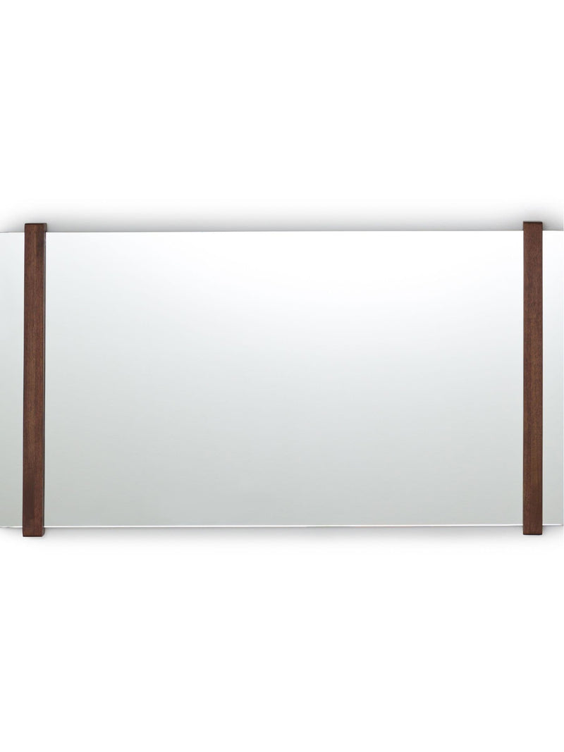 La Redoute Intérieurs walnut Nemma mirror 120x64cm (British brand)