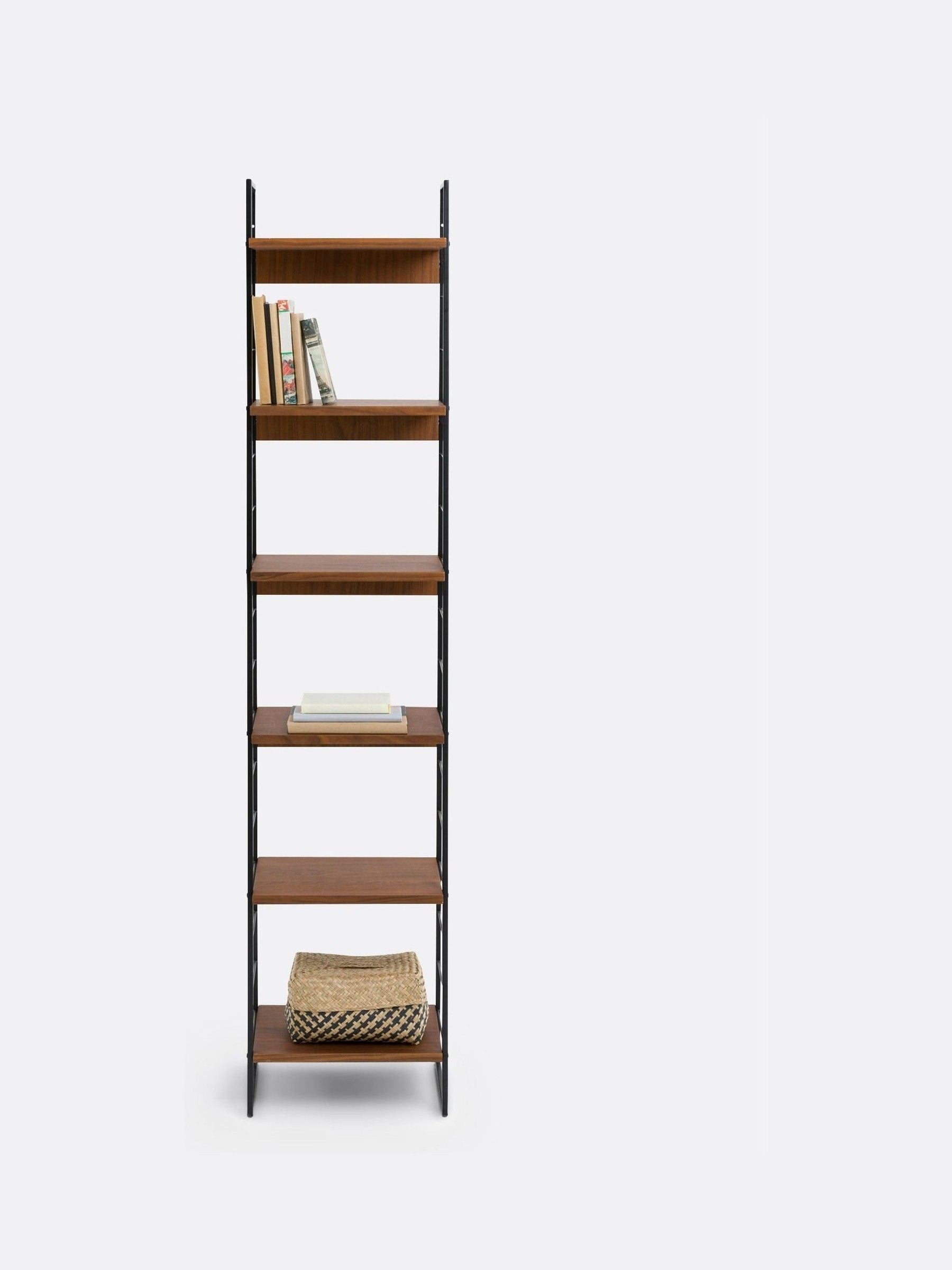 La Redoute walnut vintage shelving unit, UK version
