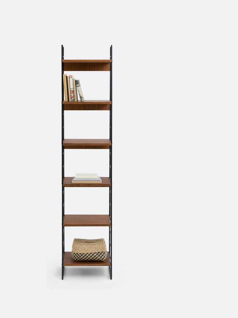 La Redoute walnut vintage shelving unit, UK version