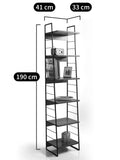 La Redoute walnut vintage shelving unit, UK version