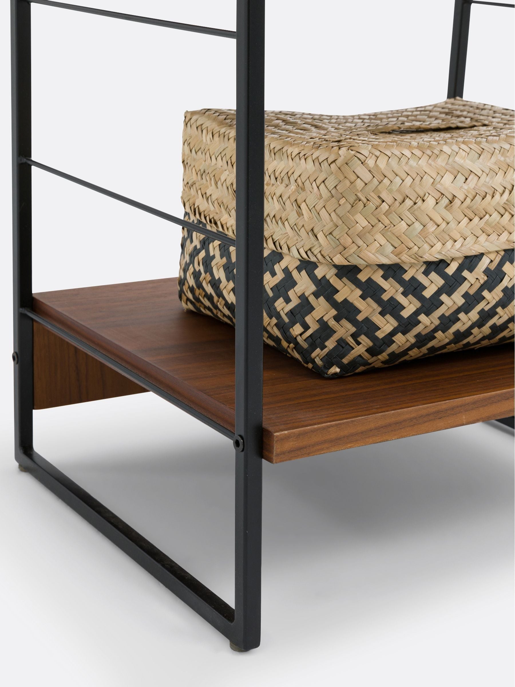 La Redoute walnut vintage shelving unit, UK version
