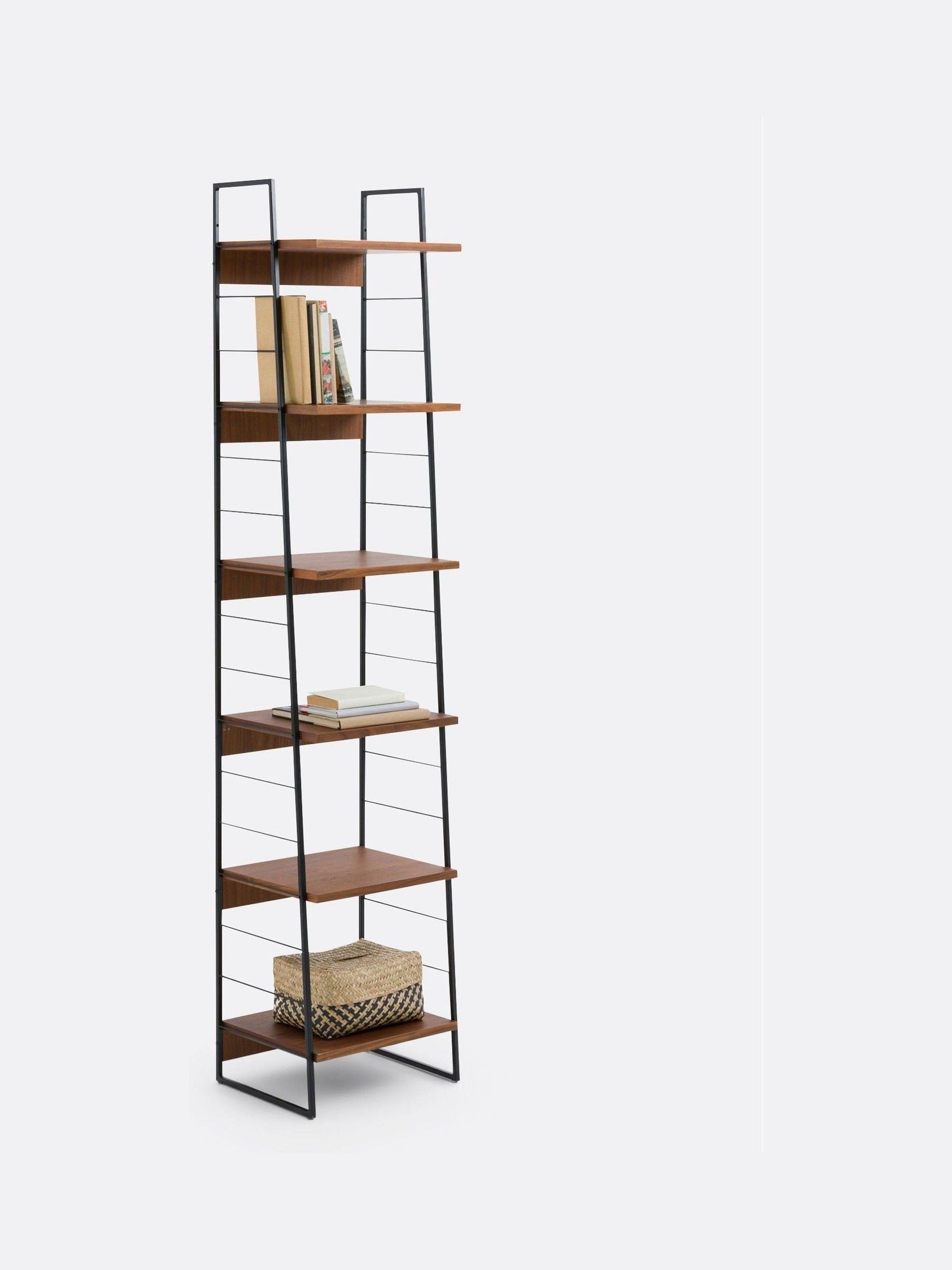 La Redoute walnut vintage shelving unit, UK version