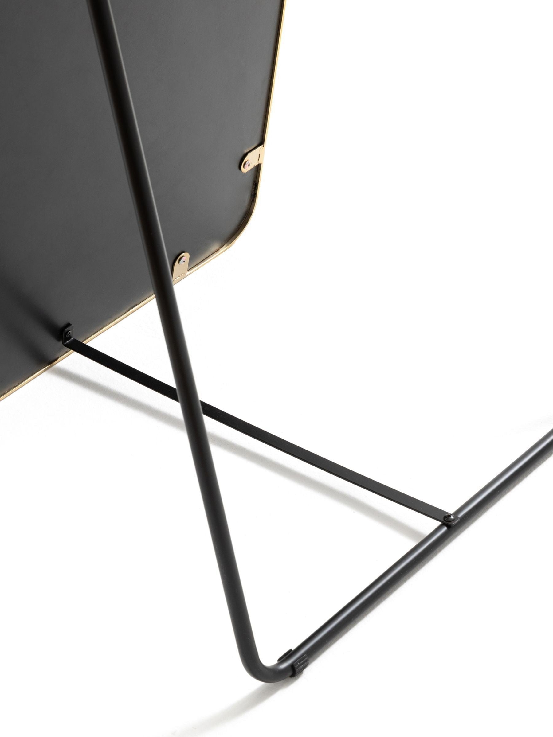 La Redoute Intérieurs Brass Iodus standing psyche mirror 150cm, UK version