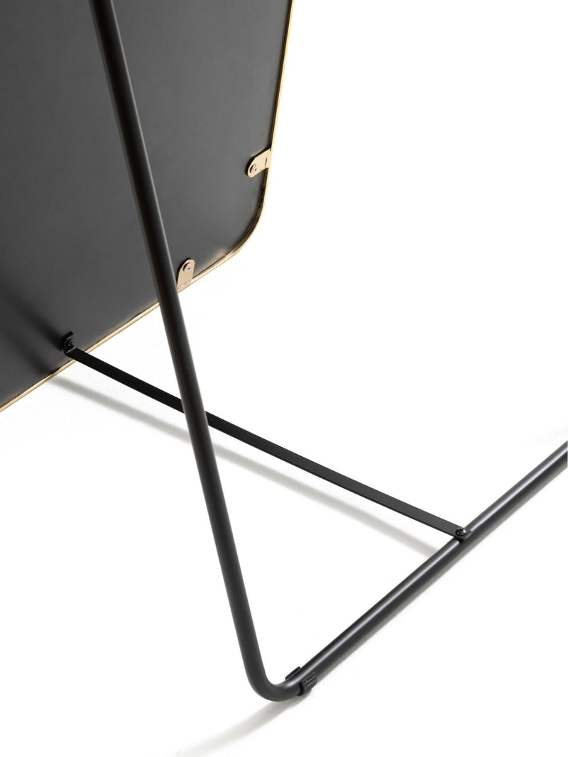 La Redoute Intérieurs Brass Iodus standing psyche mirror 150cm, UK version