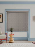 Land & Shore Blue Red Dawn made-to-measure roller blind - British product
