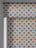 Land & Shore Blue Red Dawn made-to-measure roller blind - British product