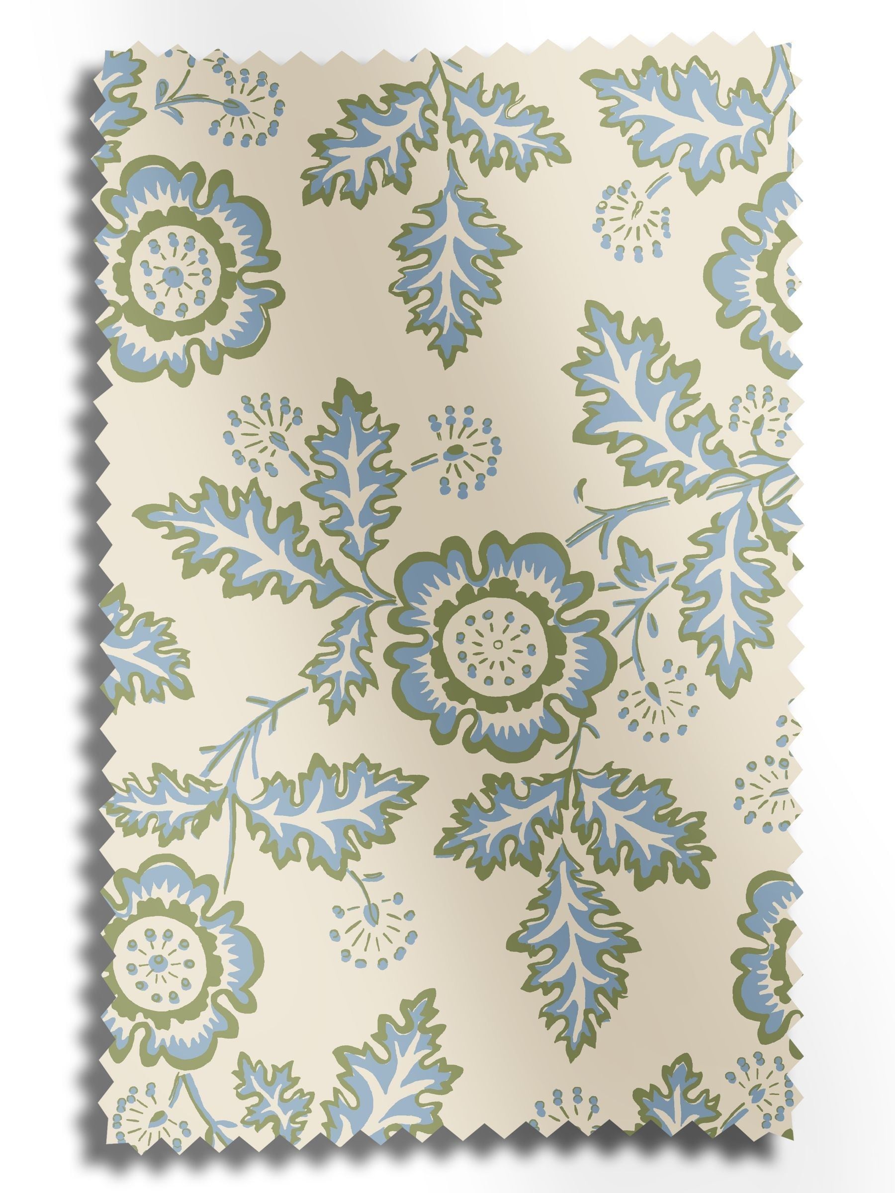 Land & Shore Green River roller blind (British brand)