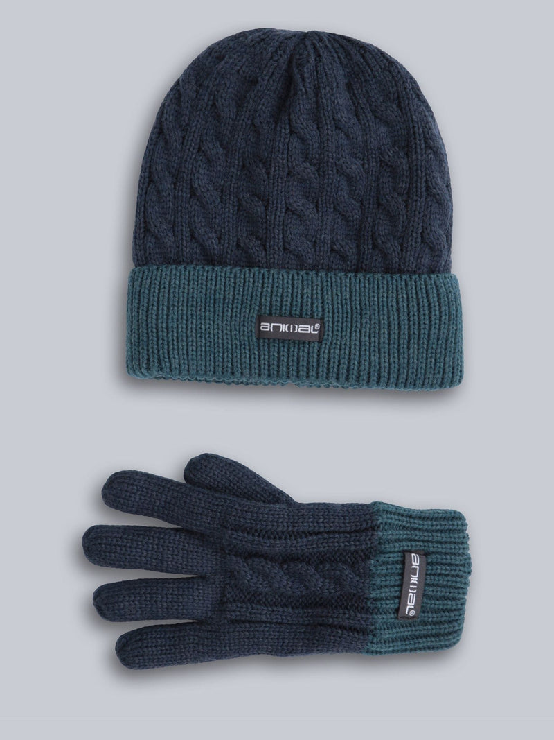 Kids fur lined hat and gloves set, lightweight winter accessory (British brand)