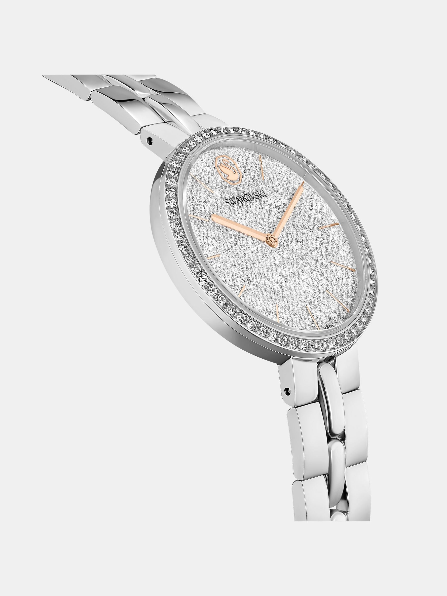 Swarovski Cosmopolitan silver tone watch, imported from the UK