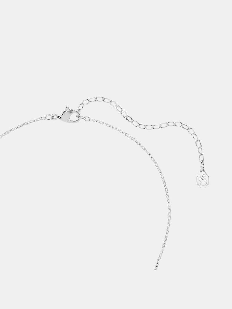 Swarovski Hyperbola pendant rhodium plated Zirconia necklace, UK version