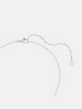Swarovski Hyperbola pendant rhodium plated Zirconia necklace, UK version