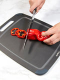 Zyliss dark grey wood fibre cutting board 37x28cm, UK version