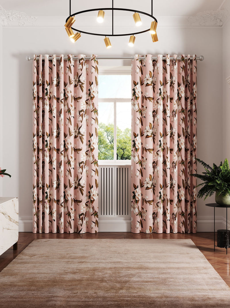 Ted Baker floral blackout eyelet curtains, imported from the UK