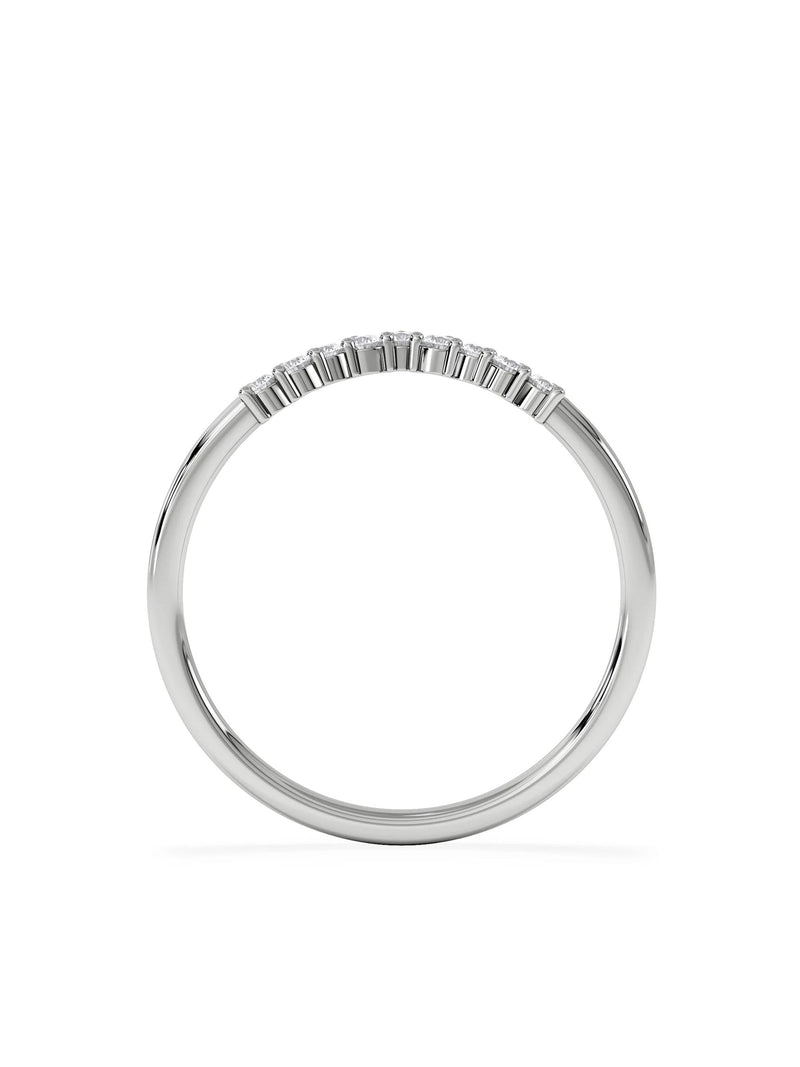 The Diamond Store lab diamond wishbone ring 0.15ct - British product