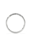 The Diamond Store lab diamond wishbone ring 0.15ct - British product