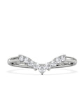 The Diamond Store lab diamond wishbone ring 0.15ct - British product