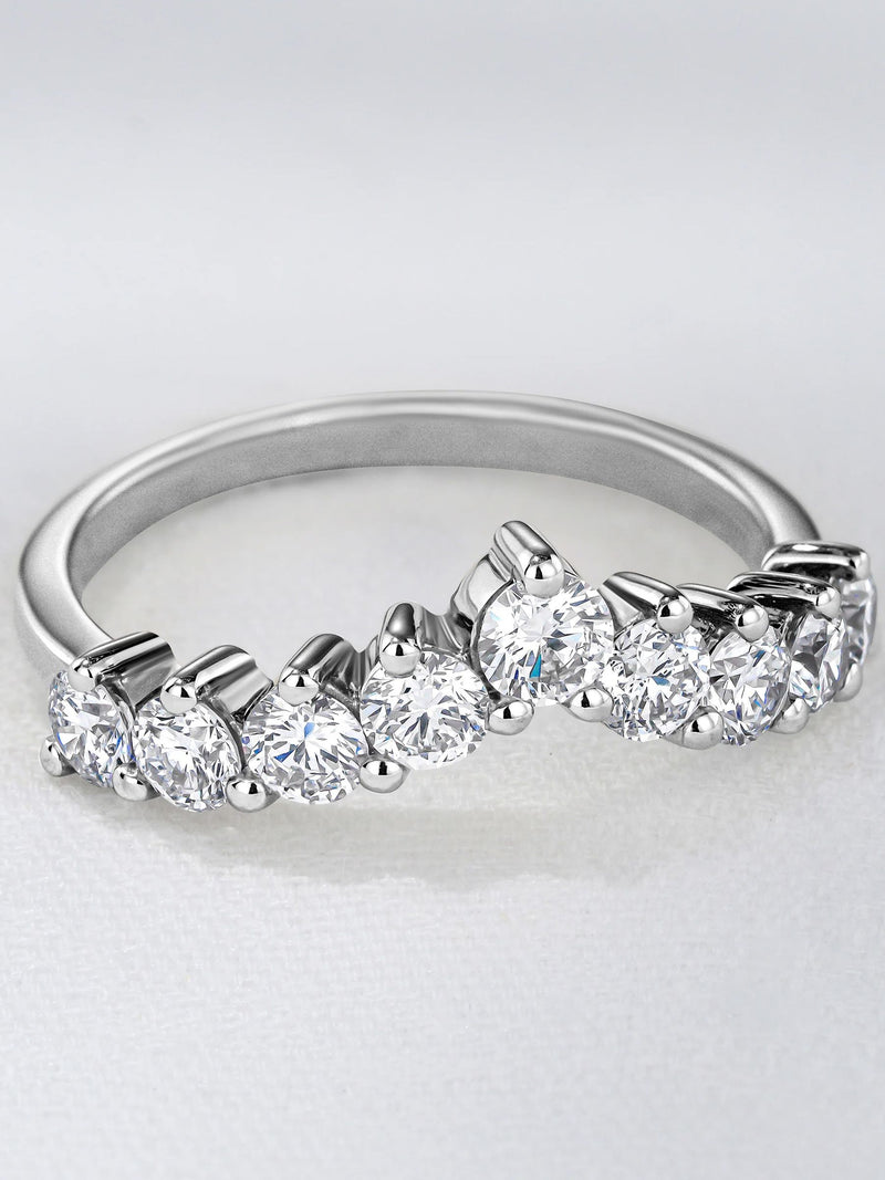 The Diamond Store 1ct lab diamond wishbone ring, imported from the UK