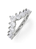 The Diamond Store 1ct lab diamond wishbone ring, imported from the UK