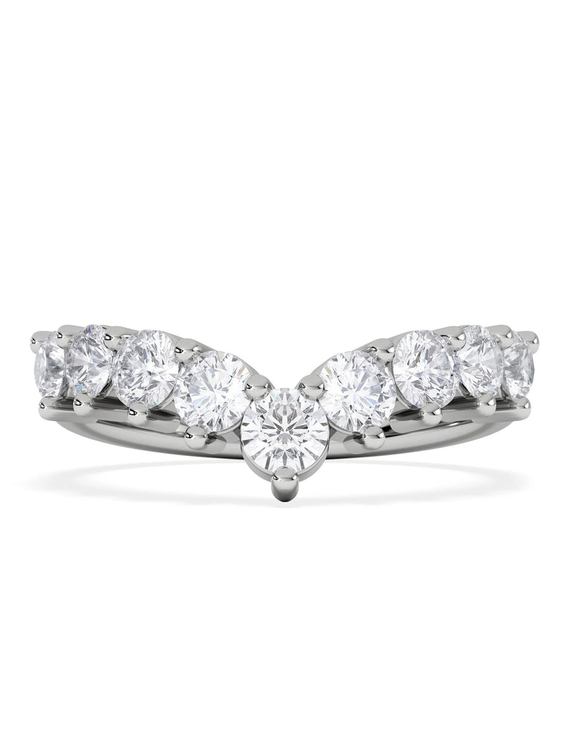 The Diamond Store 1ct lab diamond wishbone ring, imported from the UK