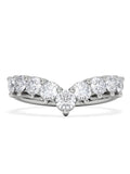 The Diamond Store 1ct lab diamond wishbone ring, imported from the UK