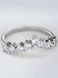 The Diamond Store 1ct lab diamond wishbone ring, imported from the UK