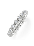 The Diamond Store sterling silver 0.33ct lab diamond eternity ring (British brand)