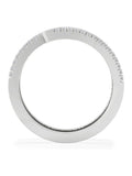 The Diamond Store sterling silver spiral lab diamond ring, UK version