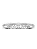 The Diamond Store lab diamond micro pave half eternity ring 0.50ct - British product