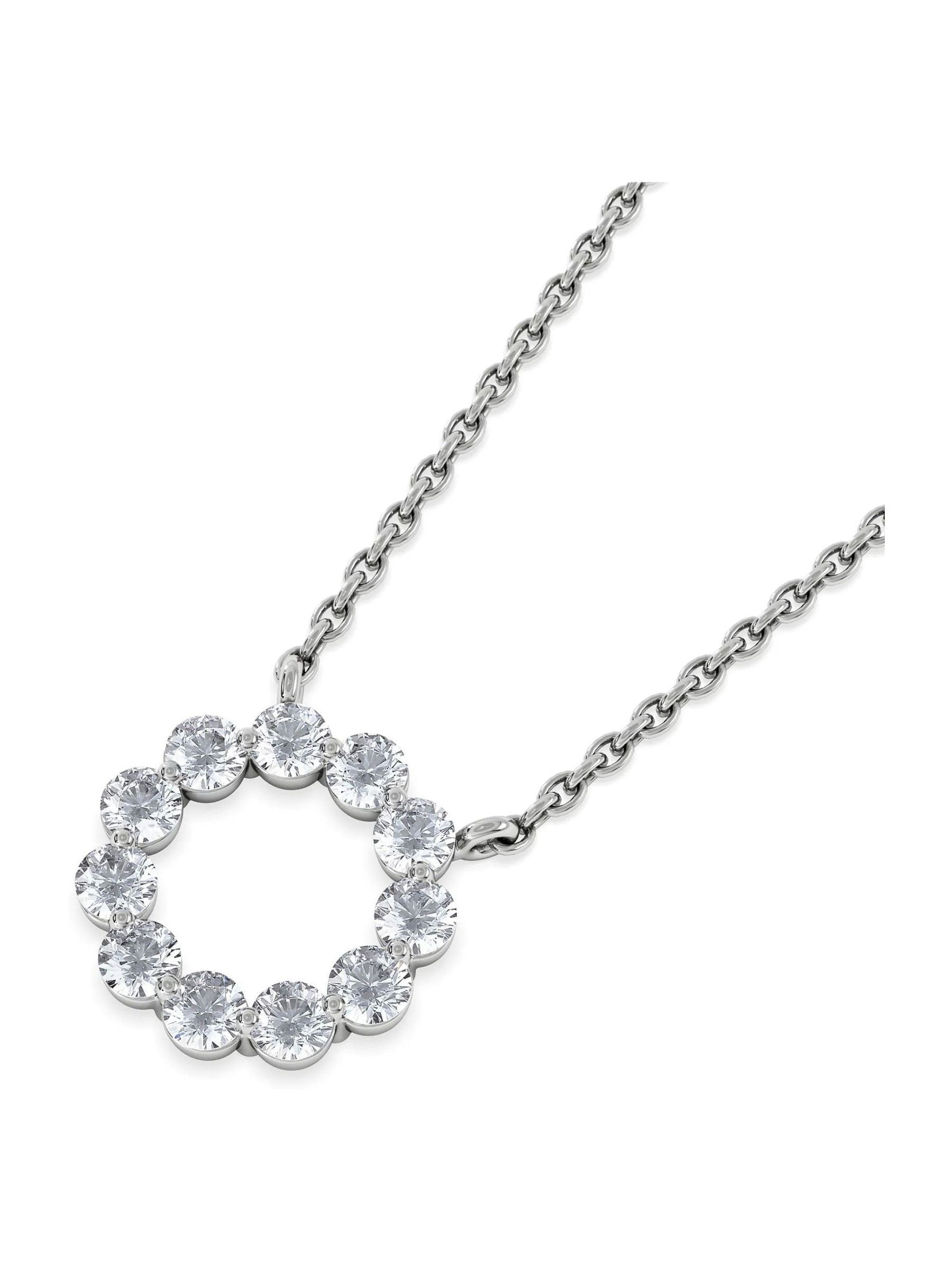The Diamond Store lab diamond necklace 0.35ct - British product