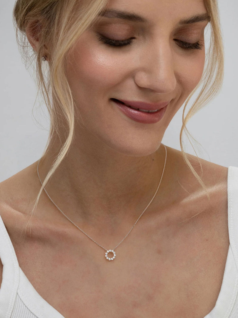 The Diamond Store lab diamond necklace 0.35ct - British product