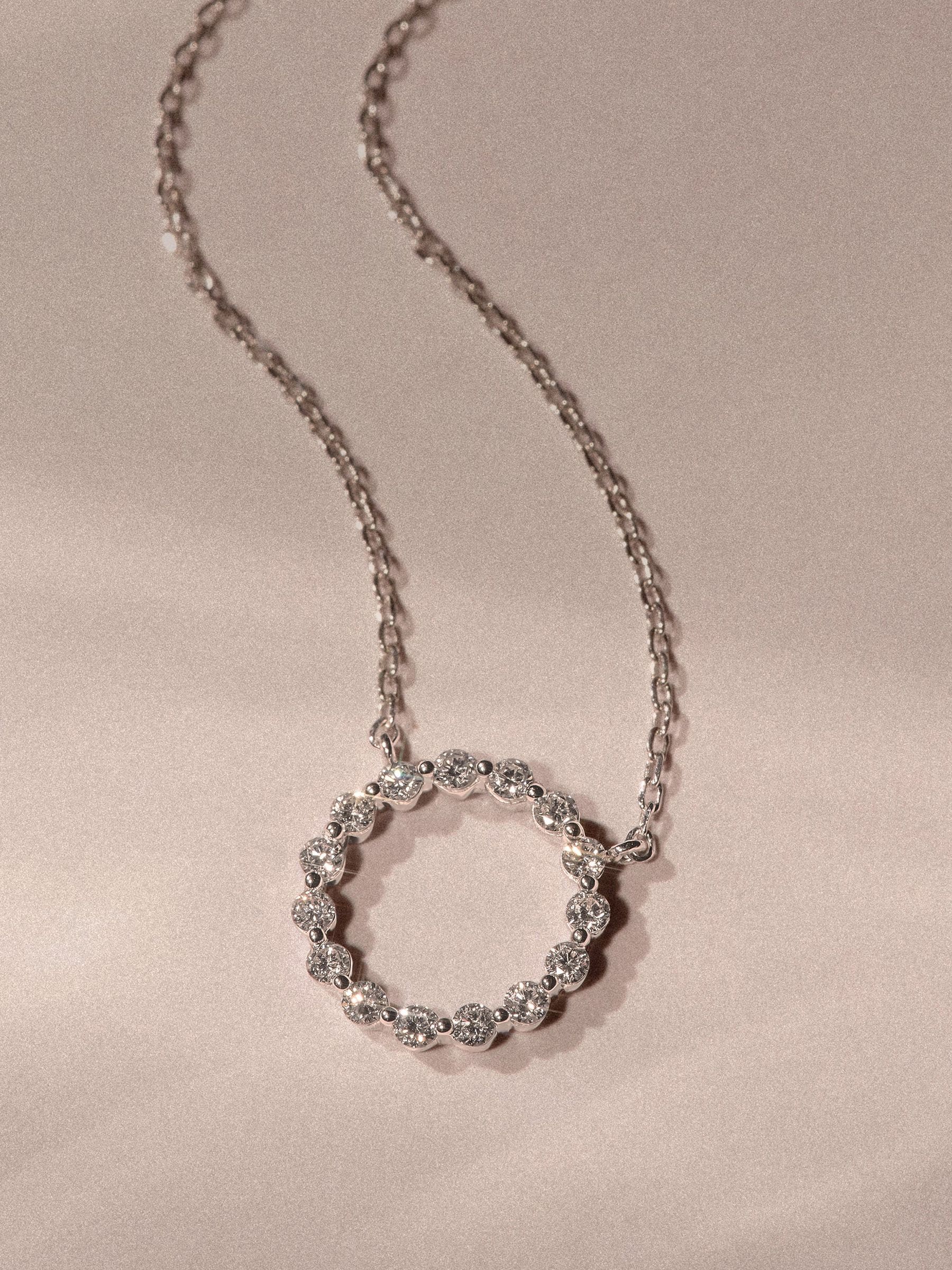 The Diamond Store lab diamond necklace 0.35ct - British product