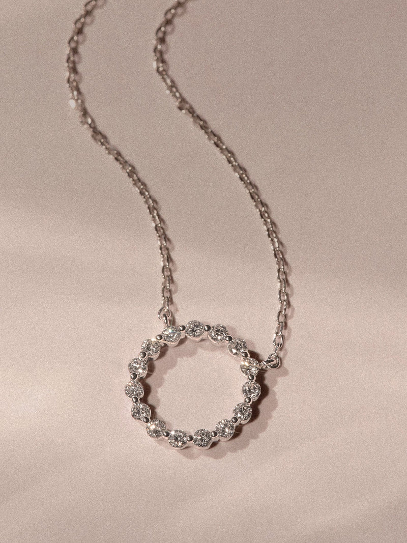 The Diamond Store lab diamond necklace 0.35ct - British product