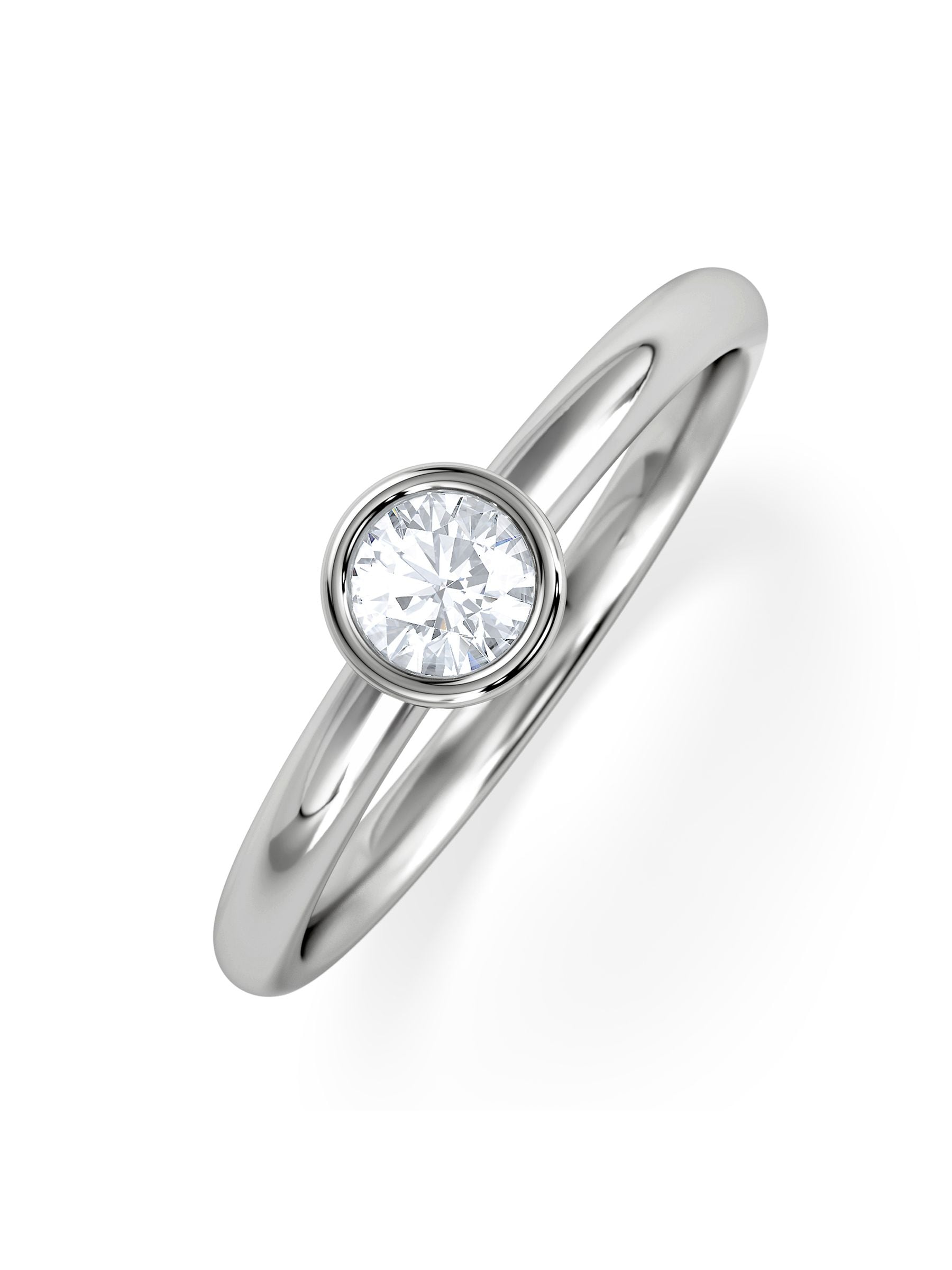 The Diamond Store 0.25ct lab diamond solitaire ring - British product