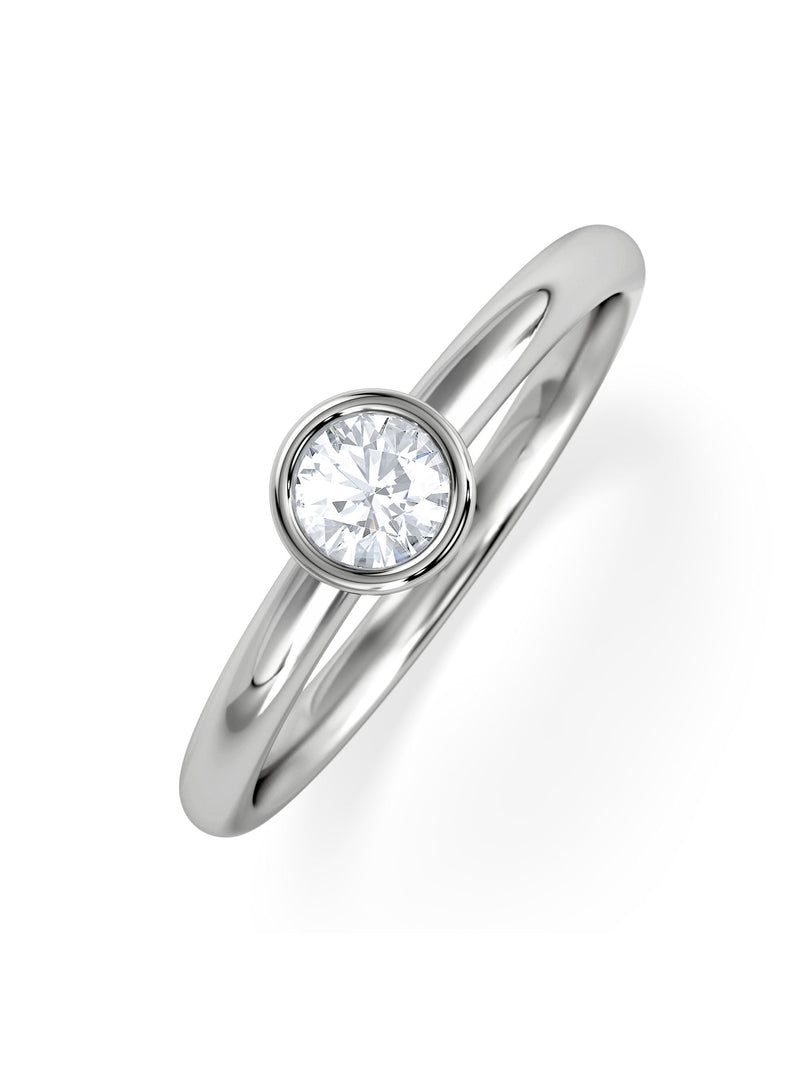 The Diamond Store 0.25ct lab diamond solitaire ring - British product
