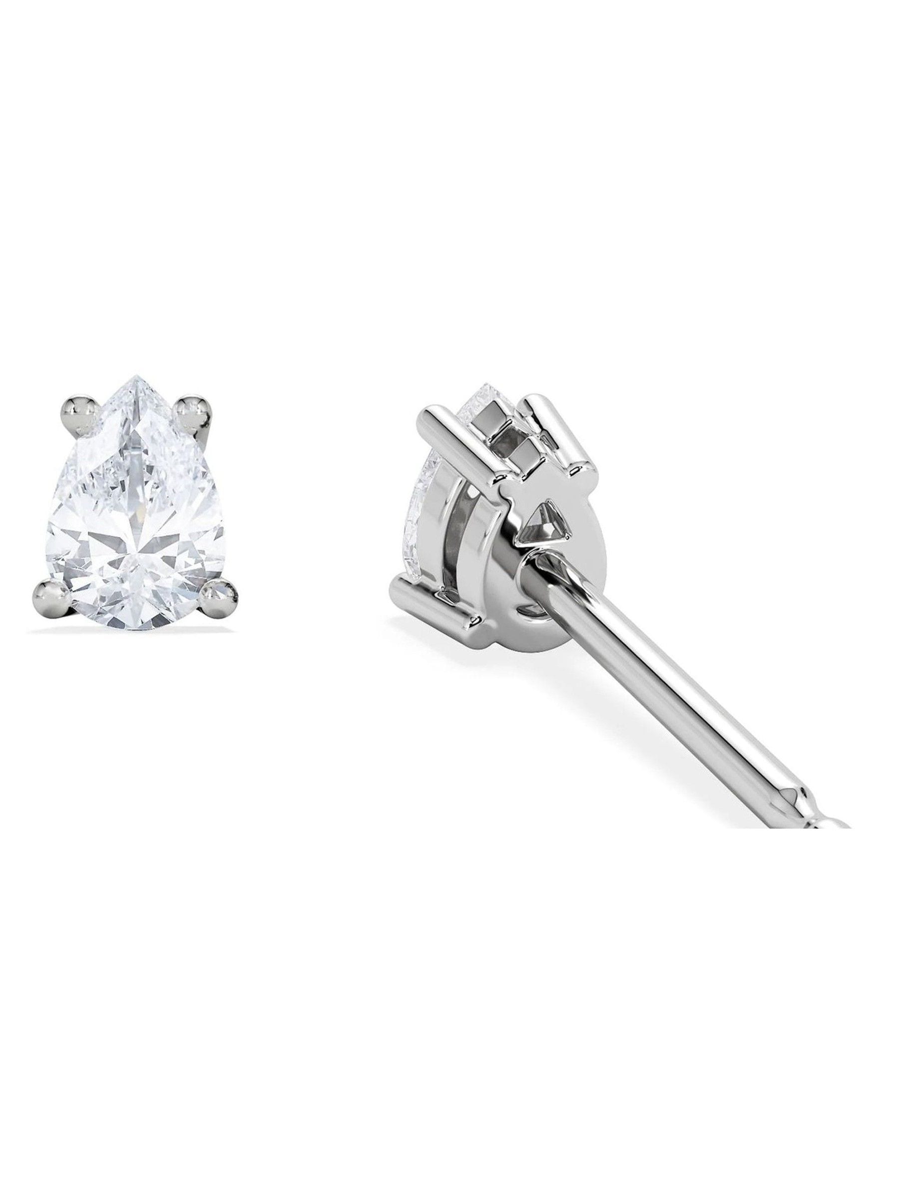 The Diamond Store pear cut earrings 0.30ct - British product