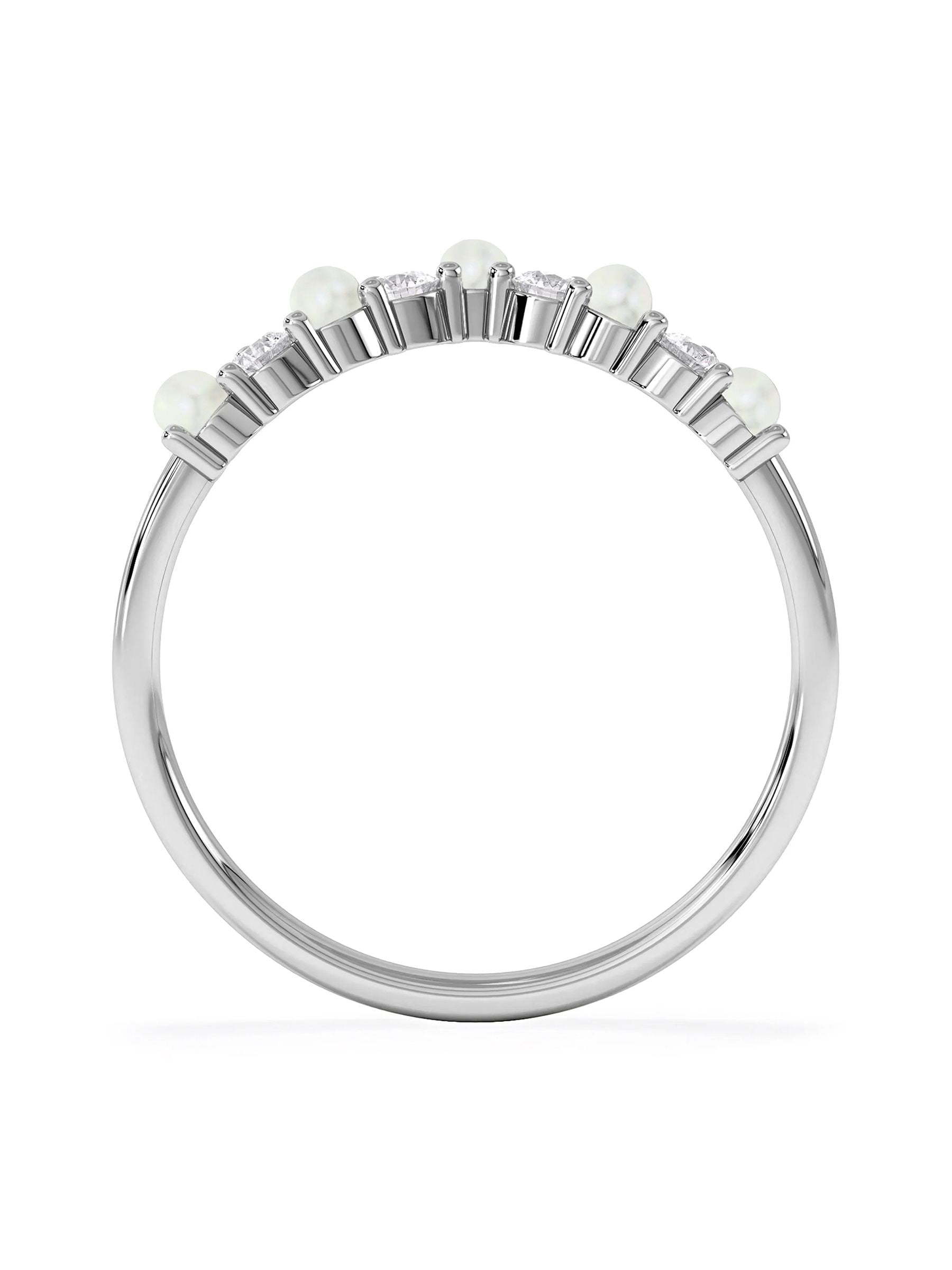 The Diamond Store blue topaz and lab diamond wishbone ring, imported from the UK