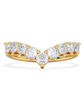The Diamond Store 0.75ct lab diamond wishbone ring 9k yellow gold, imported from the UK