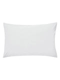 Helena Springfield white easy care plain pillowcases set of 2, imported from the UK